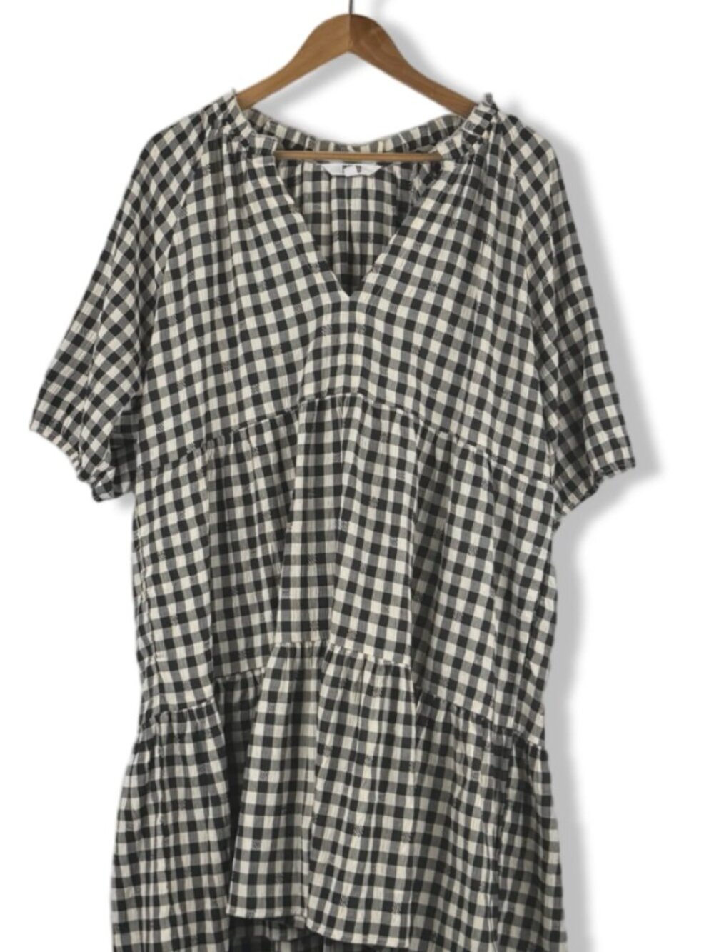 BB Dakota Steve Maden Gingham Babydoll Dress